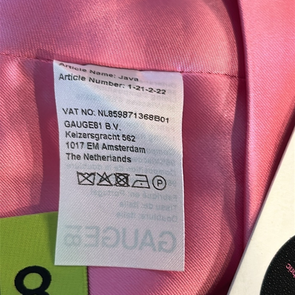 NWT Gauge81 Java Light Pink Spaghetti Strap Crop Top Size Medium - Picture 9 of 11